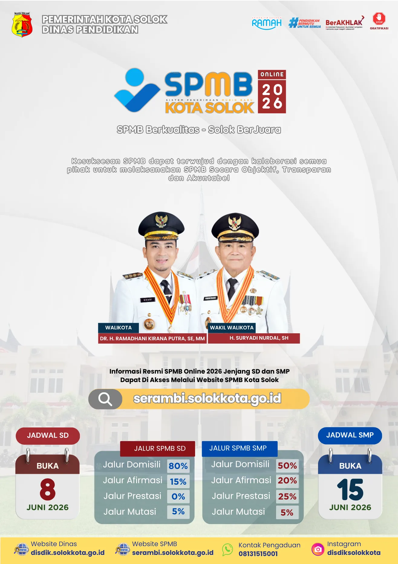 Info SPMB 2026 Wali Kota
